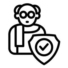 Retirement Insurance Icon