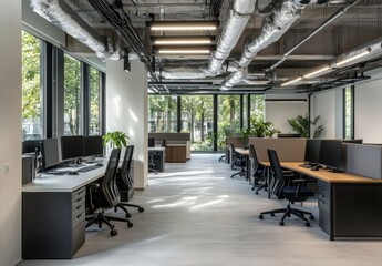 Modern Office Interior.
