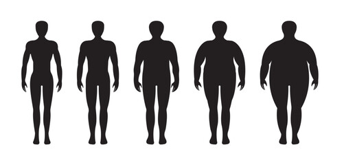 body mass index men concept