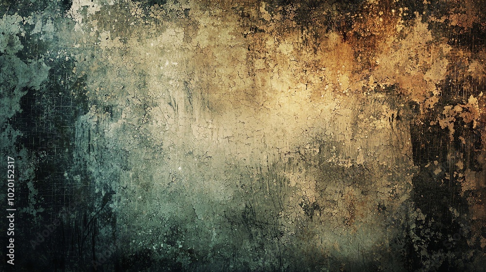 Poster textured abstract background in earthy tones and colors.