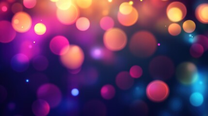 Obraz premium Colorful Bokeh Background for Creative Projects