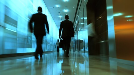 Business Professionals in Modern Office Environment