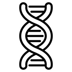 Dna Strand Icon For Design Element