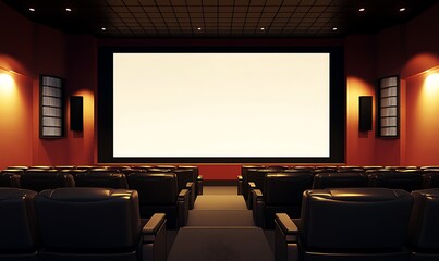 Empty Movie Theater Seats