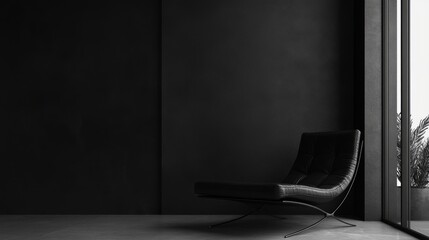 A black texture with soft and matte qualities, minimalistic style