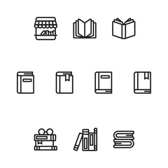 book page bookmark icon design