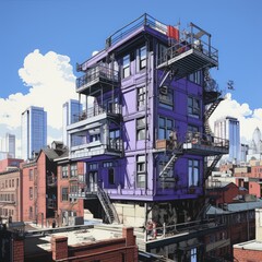 Unique Graphic Design in Risograph Style with Layered Screenprint Techniques