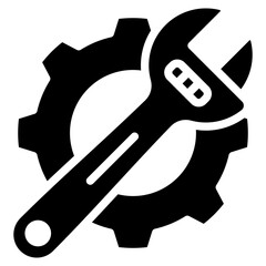 Wrench Icon For Design Element