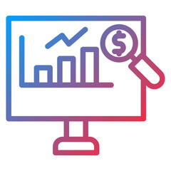 Market Research Icon Style