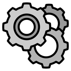 Gears Icon For Design Element