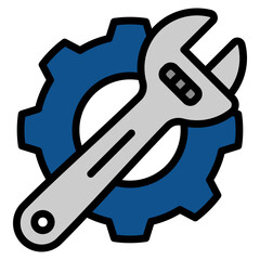 Wrench Icon For Design Element