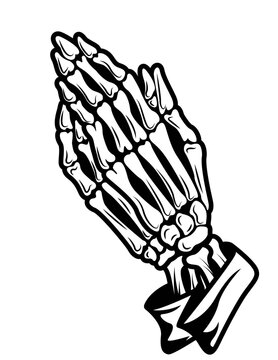 recommend clip art: Praying Hands | Skeleton Hand Praying | Death Pray | Dead Praising | God Faith | Prayer Warrior | Skeleton Hand | Dead Faith | Original Illustration | Vector and Clipart | Cutfile and Stencil