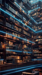 Obraz premium The Virtual Library, Digital Archiving and Preservation