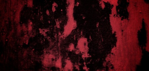 red color abstract art long background,Panorama of Factory fabric of red color . Close-up long and wide texture of natural red fabric.