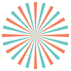 Retro Sunburst Simple