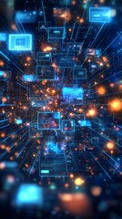 Obraz premium The Digital Ecosystem, Digital Experience Platforms DXP