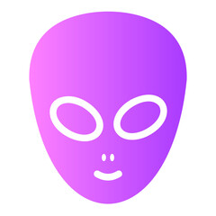 Obraz premium alien Gradient icon