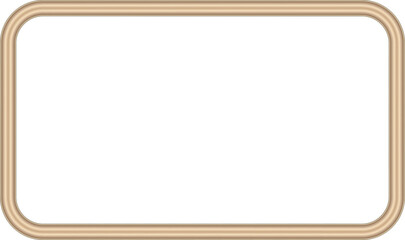 Round Rectangle Frames Rectangle Border Layout gold frames Picture Frame luxury golden frame gold picture frame golden border vector framework banner Gilded Frame Ornate decoration decorative element 