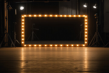 Vanity Mirrors with Warm Lighting in Various Settings

