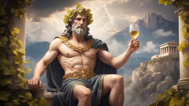 Dionysus, the Greek god of wine