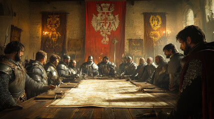 A medieval war council
