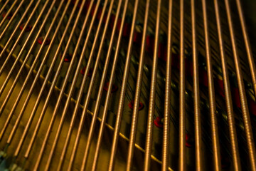 string in the piano