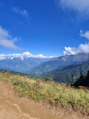 landscape with sky and clouds