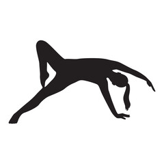 Female Yoga Silhouette