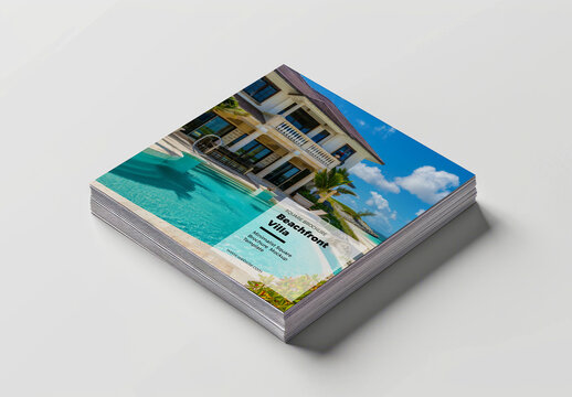 Square Flyer Mockup Template