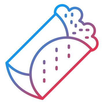 recommend clip art: Burrito Icon Style