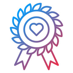 Humanitarian Award Icon Style