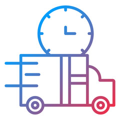 Express Shipping Icon Style