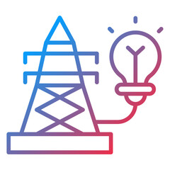 Electric Energy Icon Style