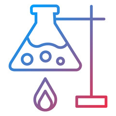 Lab Burner Icon Style