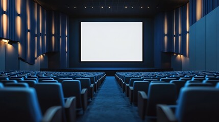Fototapeta premium Empty Movie Theater