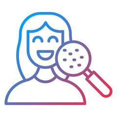 Skin Checkup Icon Style
