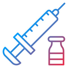 Vaccination Icon Style