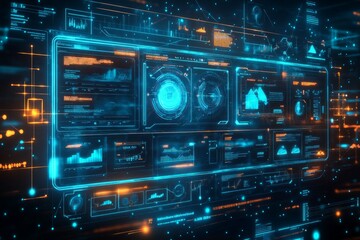 Fototapeta premium The Seamless Interface, Digital Experience Platforms DXP