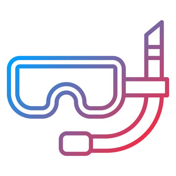 recommend clip art: Snorkeling Icon Style