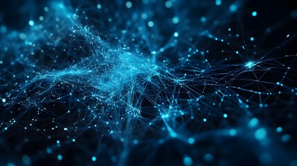 Intelligence and Internet Networking Abstract Plexus of Digital Connectivity and Data Exchange