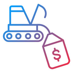 Equipment Lease Icon Style