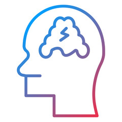 Schizophrenia Icon Style