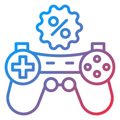 Gaming Discount Icon Style
