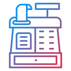 Cash Register Icon Style
