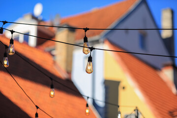 Buildings at the Livu square, Riga