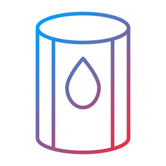 Crude Oil Icon Style