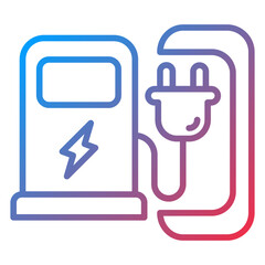 Charging Stand Icon Style