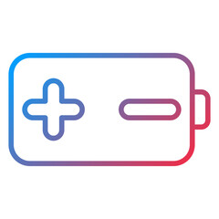 Obraz premium Small Battery Icon Style
