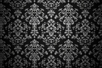 Damask patterns , Spooky-cute background.