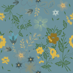 flower patterns in nature continuous pattern colorful trend crispy flower designs